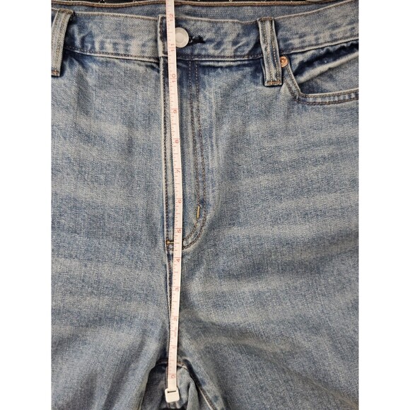 Lands End Women's Size 12 Classic High Rise Boot Leg Light Wash Denim Jeans New - Picture 8 of 11